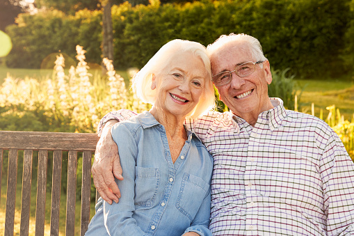 Smiling patients with overdentures