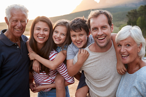 A family of patients from Prosthodontic Associates of Long Island 